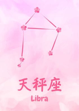 Sakura Libra Zodiac Japan