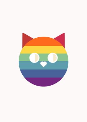 rainbow cat