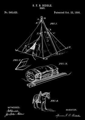 Tent patent 1895