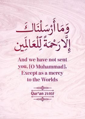 Surat Al Anbiyaa Verse 107