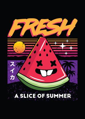 Summer Retro Watermelon