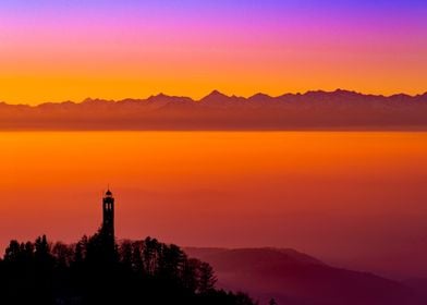 Lighthouse at Sunset