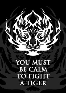 Be a calm fighter