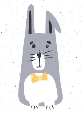 Cute Kids Poster Rabbit