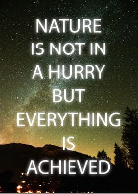 Natures Achievement