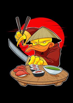 Samurai Sushi Duck Japan