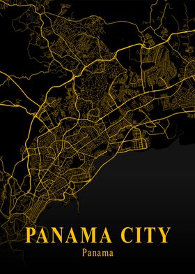 PANAMA CITY GOLD CITY MAP