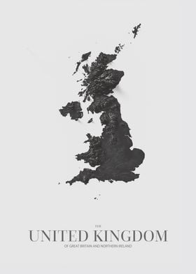 UK Relief Map