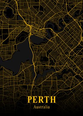 PERTH GOLD CITY MAP