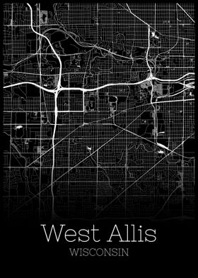 West Allis Wisconsin map