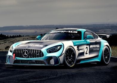 Mercedes AMG GT4 2019 car