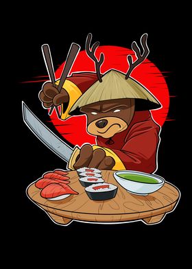 Samurai Sushi Deer Japan