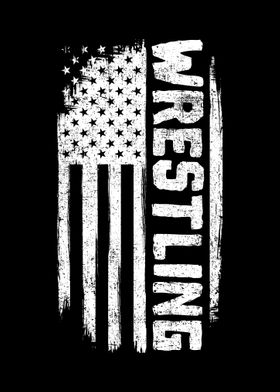 Wrestling American Flag