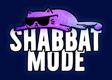 Shabbat Mode Sleeping Cat