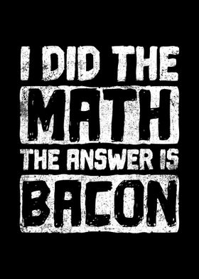 Math Bacon Mathematician