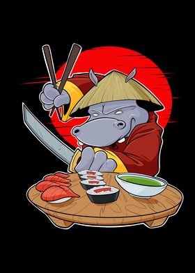 Samurai Sushi Hippo Japan