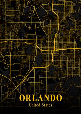 ORLANDO GOLD CITY MAP