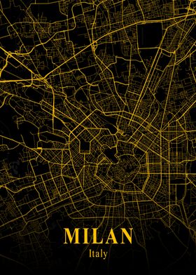 MILAN GOLD CITY MAP