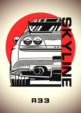 Nissan Skylinr R33