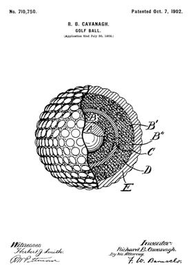 Golf ball patent