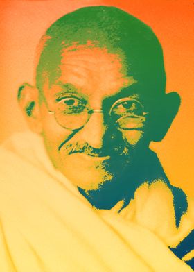 Mahatma Gandhi Pop Art