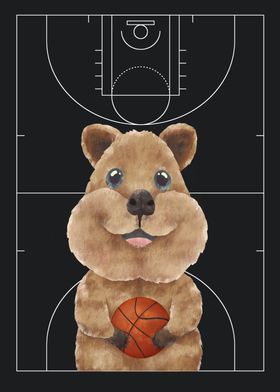 Quokka Basketball Player
