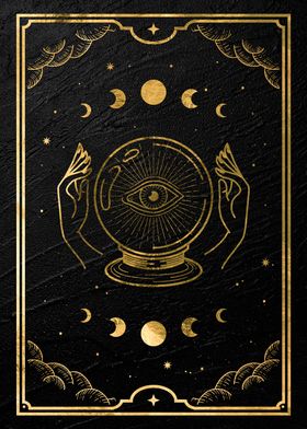 Gold Mystical Tarot