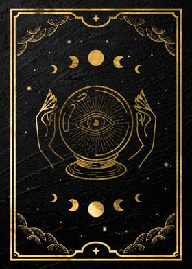 Gold Mystical Tarot