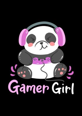 Gamer Girl Panda