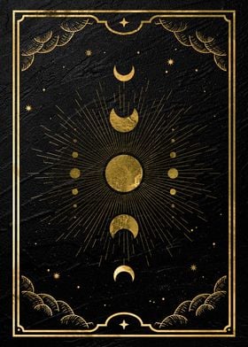 Gold Mystical Tarot