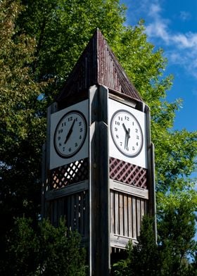 Downtown Marquette Clock