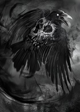 True face of the raven
