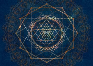 Golden sacred Yantra 2