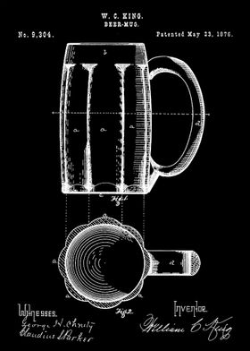 Beer mug patent