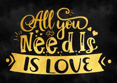 All you need is love