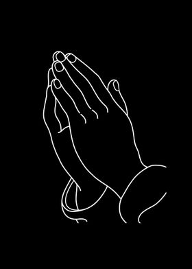 praying minimalist