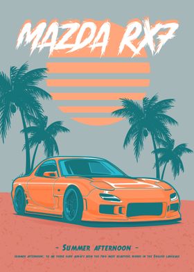 mazda rx7 aesthetic vibes