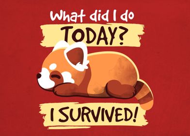 Survivor red panda