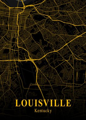 LOUISVILLE GOLD CITY MAP