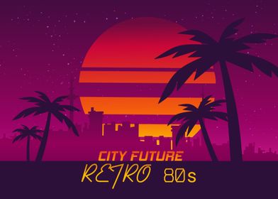 future 80s city