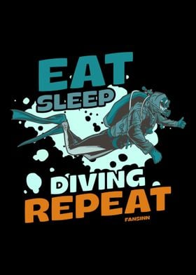 Eat Sleep Diving Repeat