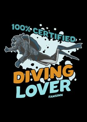 100 Certified Diving Love