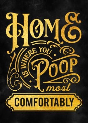 Home is where you poop 