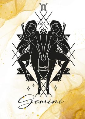 zodiac sign gemini gold