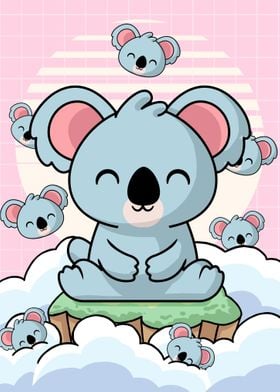 Cute Koala Posters Online - Shop Unique Metal Prints, Pictures