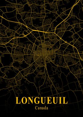 LONGUEUIL GOLD CITY MAP