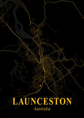 LAUNCESTON GOLD CITY MAP