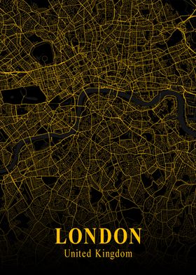 LONDON GOLD CITY MAP