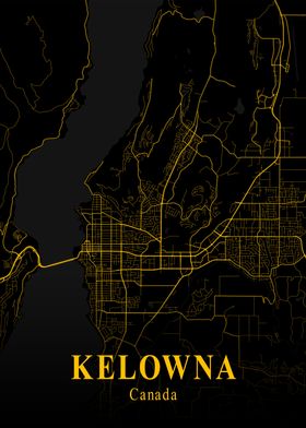 KELOWNA GOLD CITY MAP