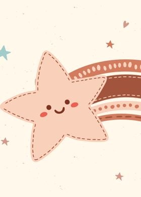 Cute Kids Poster Star